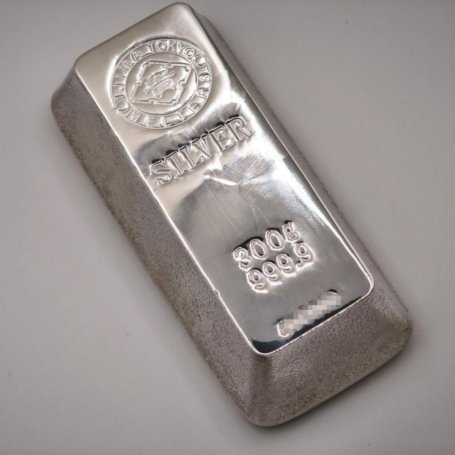 井島貴金属精錬 300g 銀地金 銀インゴット インゴット 銀 純銀 シルバー シルバーバー/SV999.9 | 
