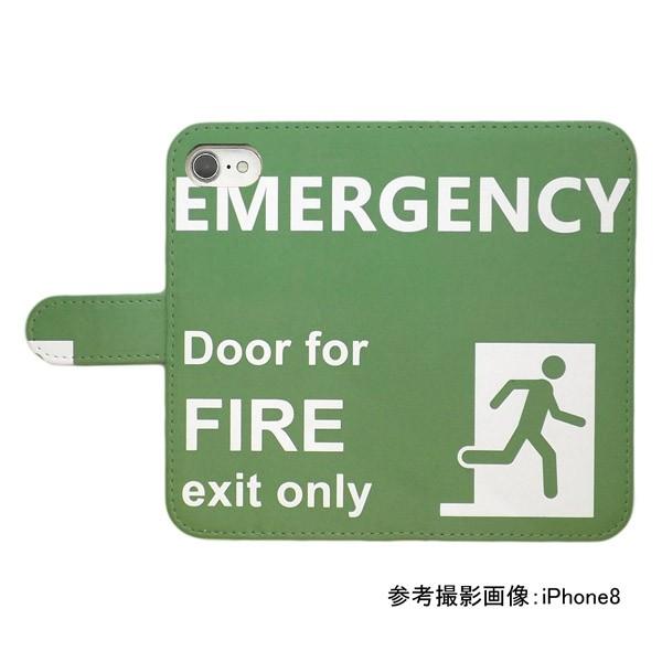 スマホケース 手帳型 プリントケース 非常口 マーク 英字 おもしろ Etc 2 Smt 253 Etc 2 001 シルバーアイ 通販 Yahoo ショッピング