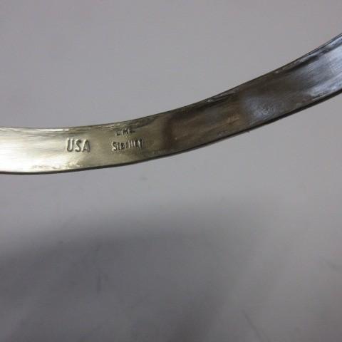 シルバー バングル レディース トライアングル インディアンジュエリー