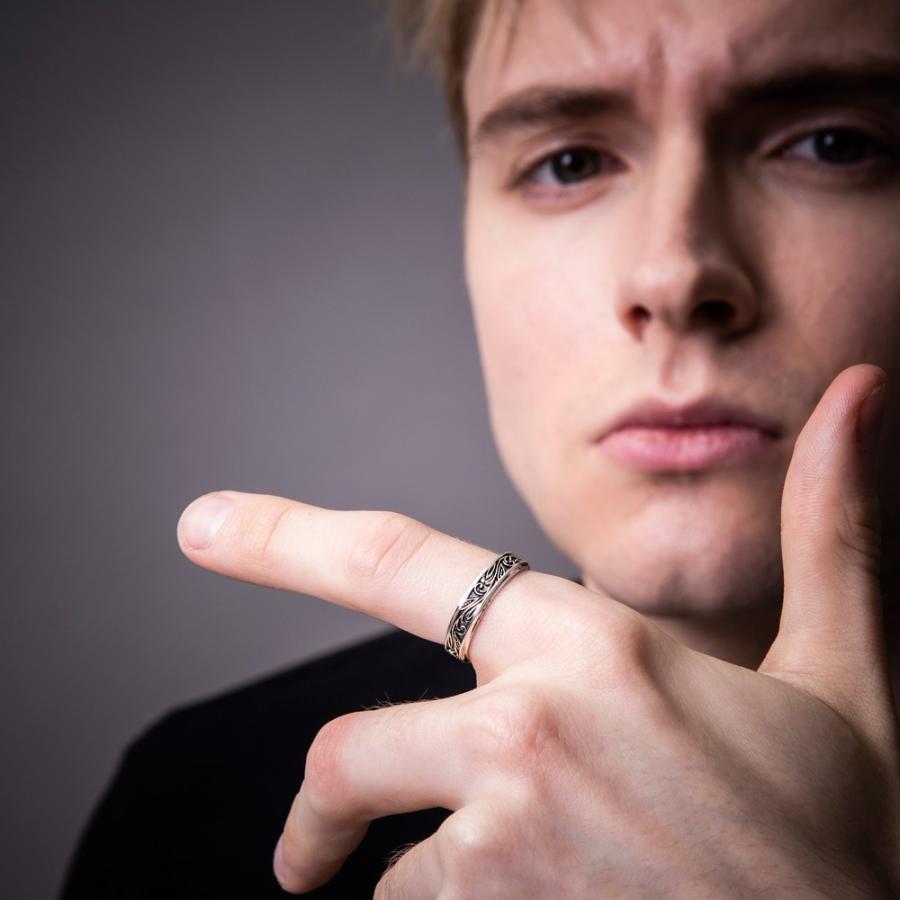 アルテミスクラシック Artemis Classic トロピカルフローラルリング メンズ シルバーリング Acr0281 Acr0281 Silver In Growth 通販 Yahoo ショッピング