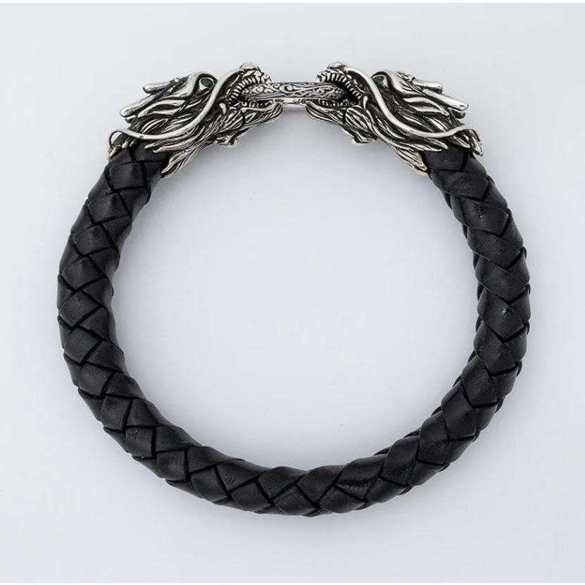 ZOCALO（ソカロ） ドラゴン・ブレイデッド・レザー・ブレスレット