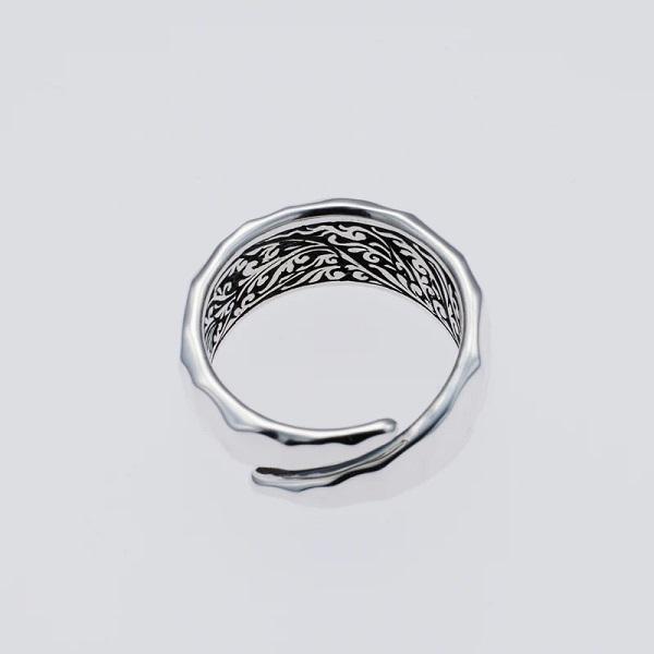 ZOCALO（ソカロ） 槌目リング：Double Dorje : silver in GROWTH