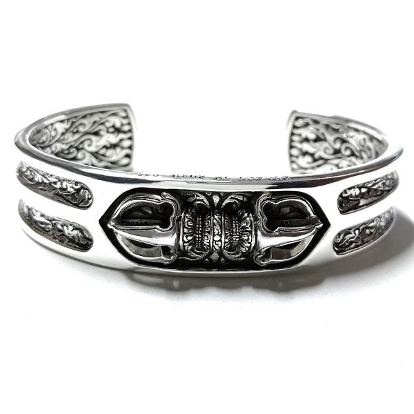 最大87%オフ! silver in GROWTHクラウン ドージェ バングル: Crown Dorje Bangle ZOCALO(ソカロ)クラウン・ドージェ・キング(XS)CROWN DORJE KING (XS) ZZPDS-0108
