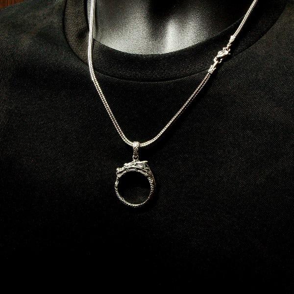 ZOCALO ソカロ 龍 ドラゴン ブラックルチルクオーツ ペンダントトップ Power Stone Dragon : (Black Rutilated Quartz)｜バーワストーン