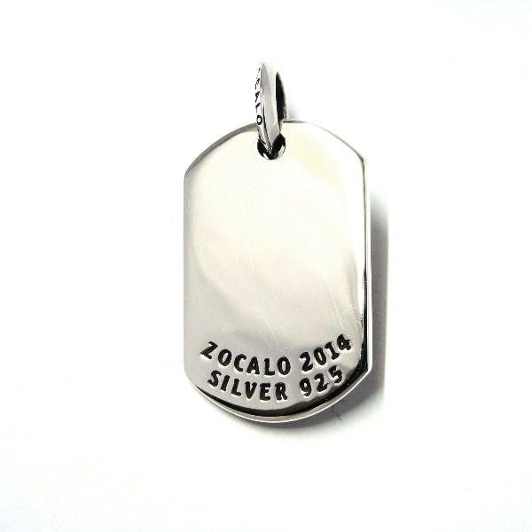 ZOCALO（ソカロ） チベタン・スマイルスカル・ドックタグ・ペンダント