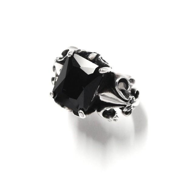 ZOCALO（ソカロ） フルール ド リス リングBCZ (シルバー950製) ZZRG