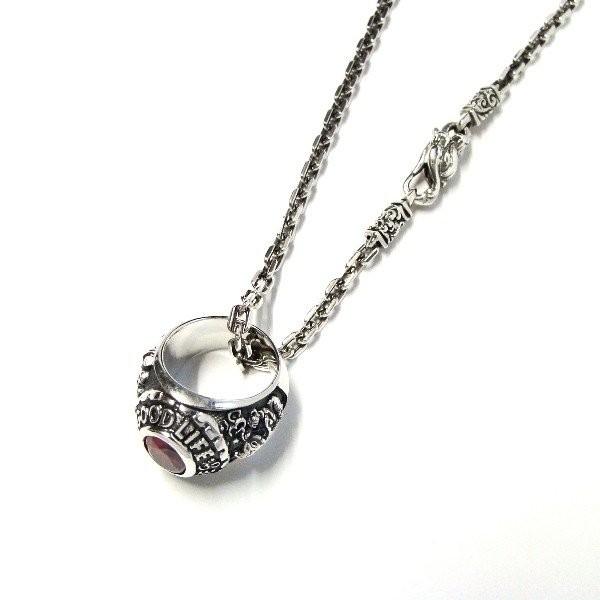 ZOCALO（ソカロ） ベビー・カレッジリング・ガーネットカラー