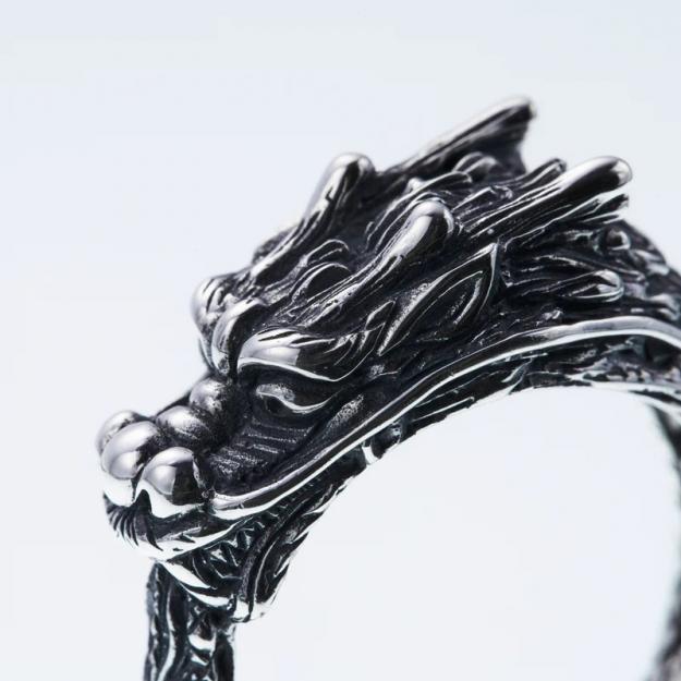 ZOCALO（ソカロ） ウロボロス ドラゴンリング(L) Ouroboros Dragon