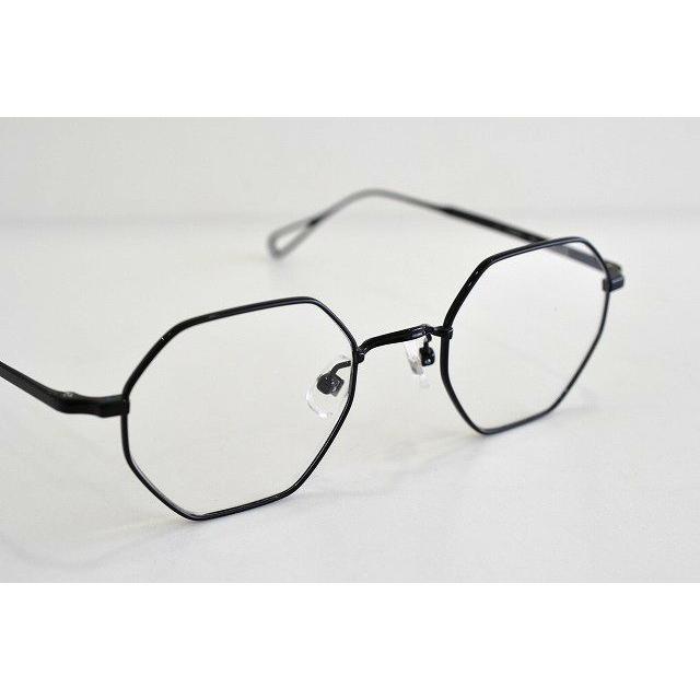 セレクタ SELECTA メガネフレーム 87-5038 オクタゴン 8角形 ブラック