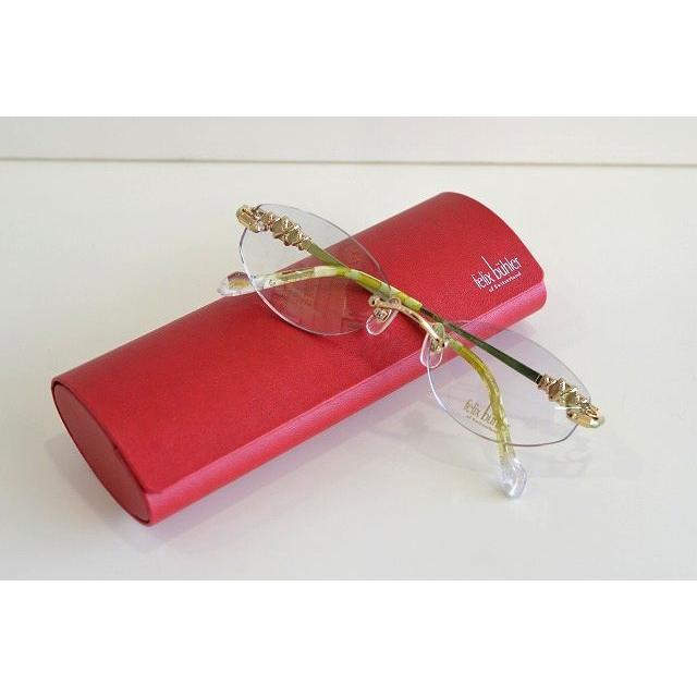 フェリックスビューラー 高級メガネフレーム ツーポ 天然石 : シルバー