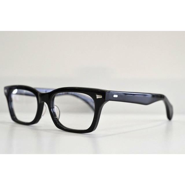 越前國 甚六作 JN-053 ブラック クラシック メガネフレーム セルロイド  