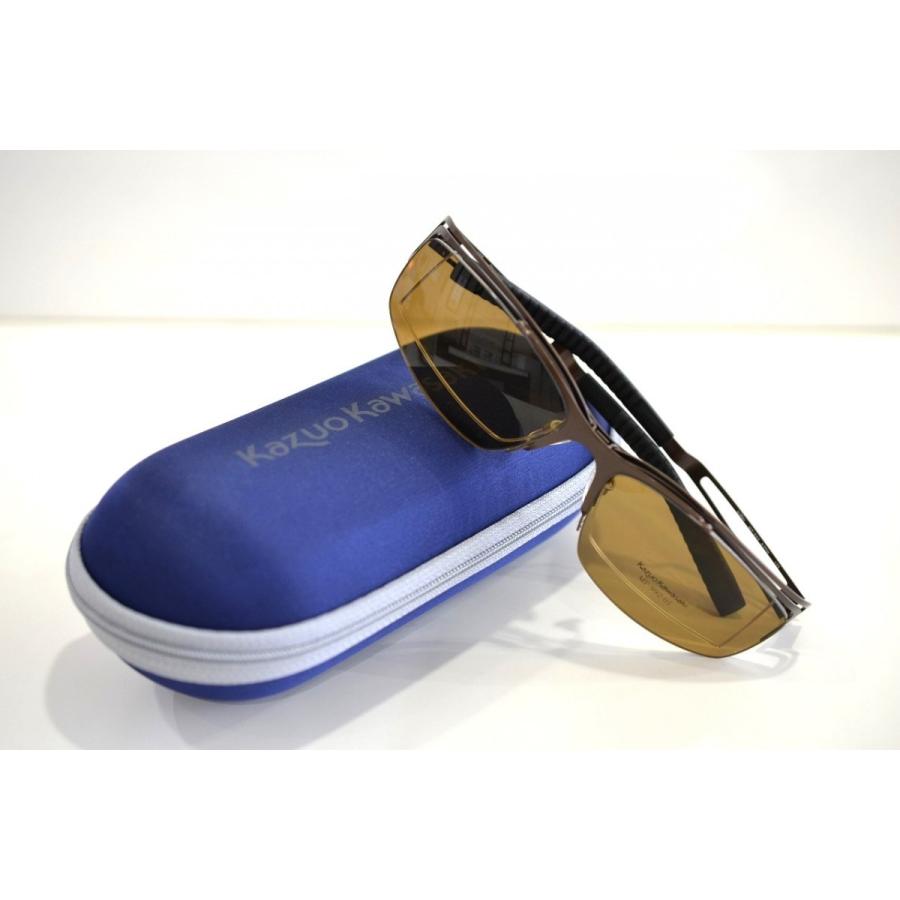 kazuo kawasaki MP-992 メタルメガネフレーム　サングラス　クリップ付き