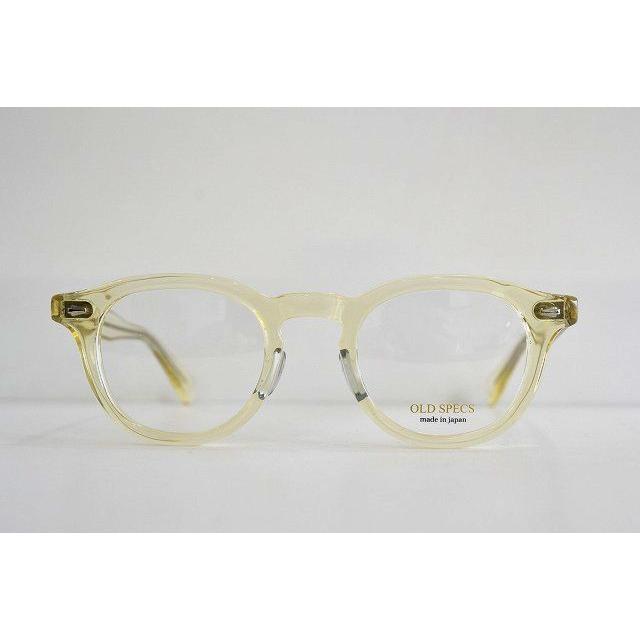 NOVA メガネフレーム セルロイド クリアイエロー OS-4032 : シルバーズ