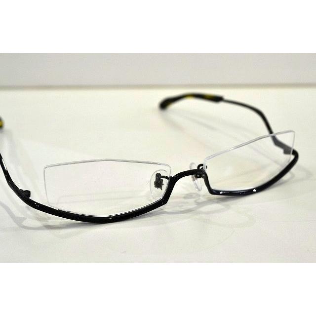 LESS THAN HUMAN レスザンヒューマン　ポルポト　アンダーリム　メガネフレーム　ブラック LESS THAN HUMAN