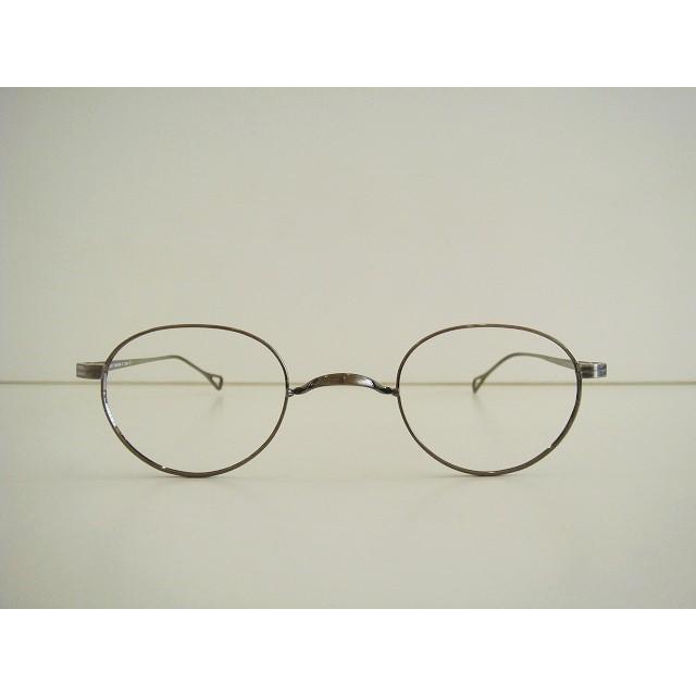 ルノア　メガネフレーム　アンティークシルバー　T6-E-MT