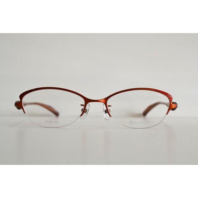 アミパリ AMIPARIS メガネフレーム TP-933 オレンジ : シルバーズ