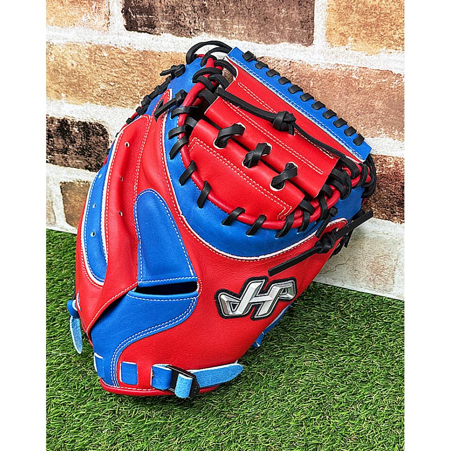 ハタケヤマ 軟式キャッチャーミット ハタケヤマ キャッチャーミット TH-F23AP ブルー 伏見モデル M23