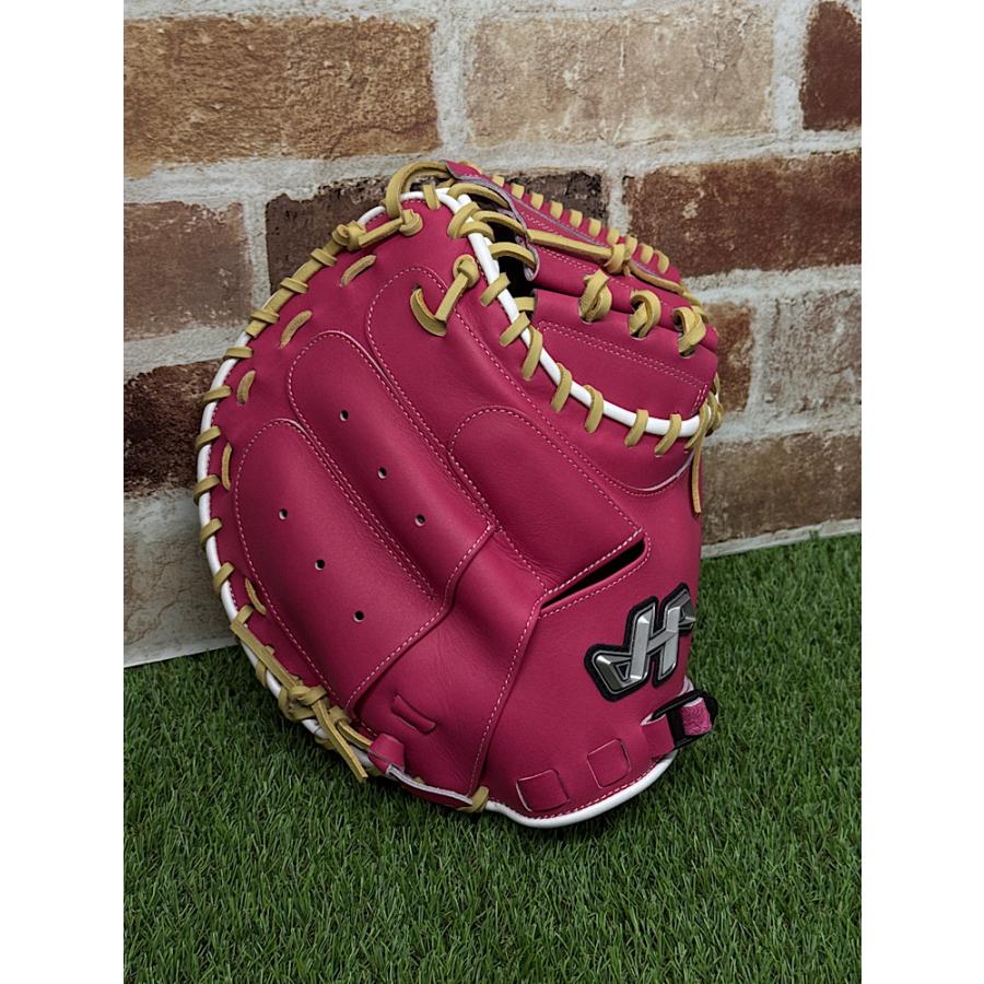 188.ハタケヤマ軟式グラブ ハタケヤマ（HATAKEYAMA） 軟式グラブ 捕手用 2025 PRO-M8PS ピンク 右