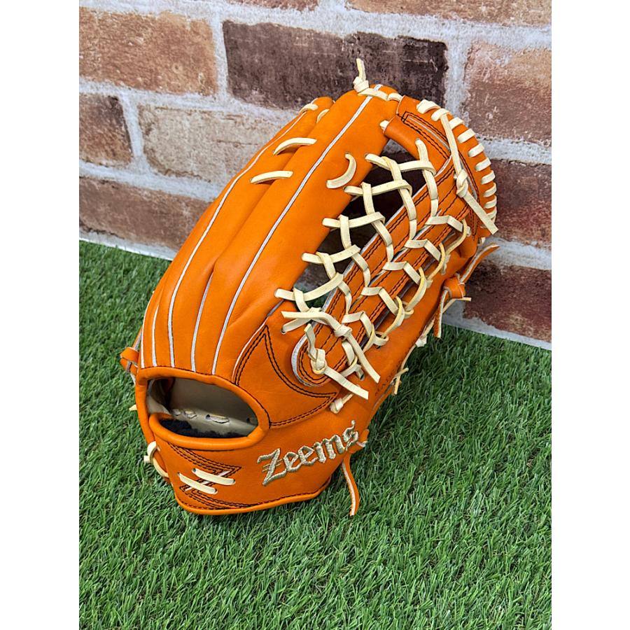 Zeems（ジームス） 三方親シリーズ 軟式外野手用 528GGN : シルバー