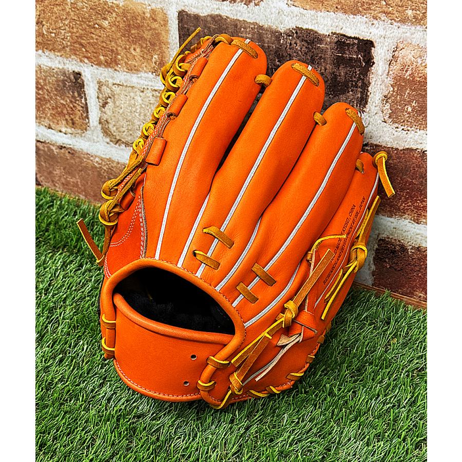 SSK オレンジ レザー 野球グローブ 硬式 大人用 94 エスエスケイ（SSK） 硬式用 オールラウンド用 レングス6S AKT84424