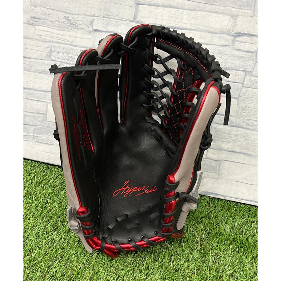 Rawlings（ローリングス） 軟式 外野手用 GR4HTCY719 ブラックXグレー