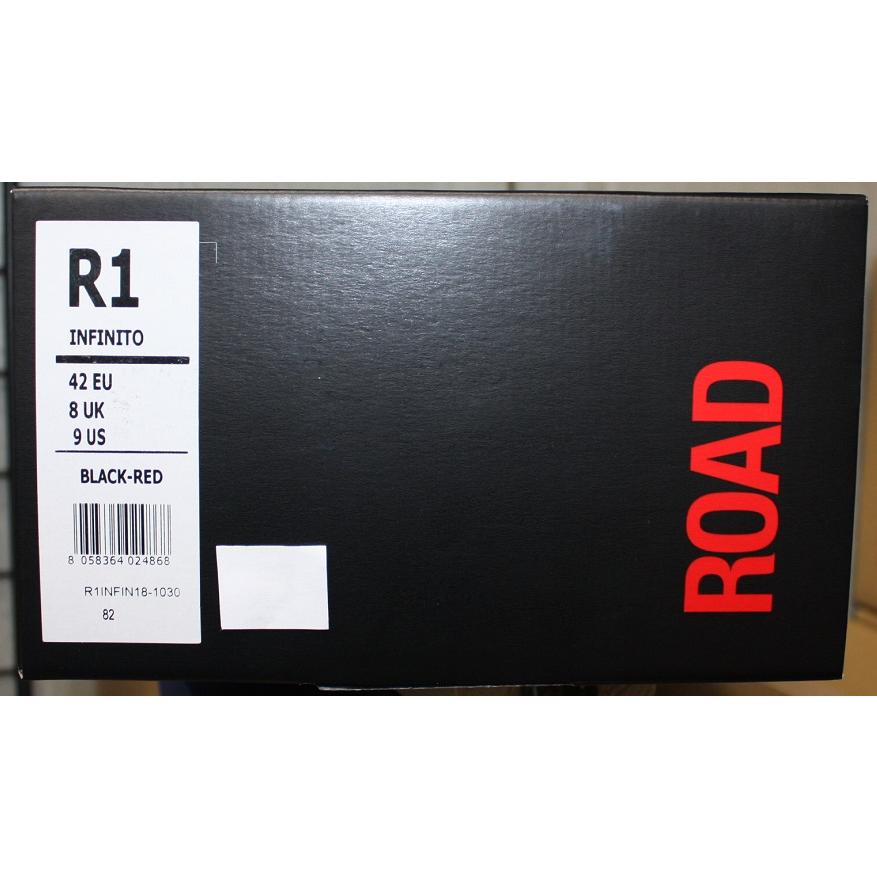 フィジーク fi'zi:k R1B INFINITO BOA BLACK×RED 42 メンズ サイクル