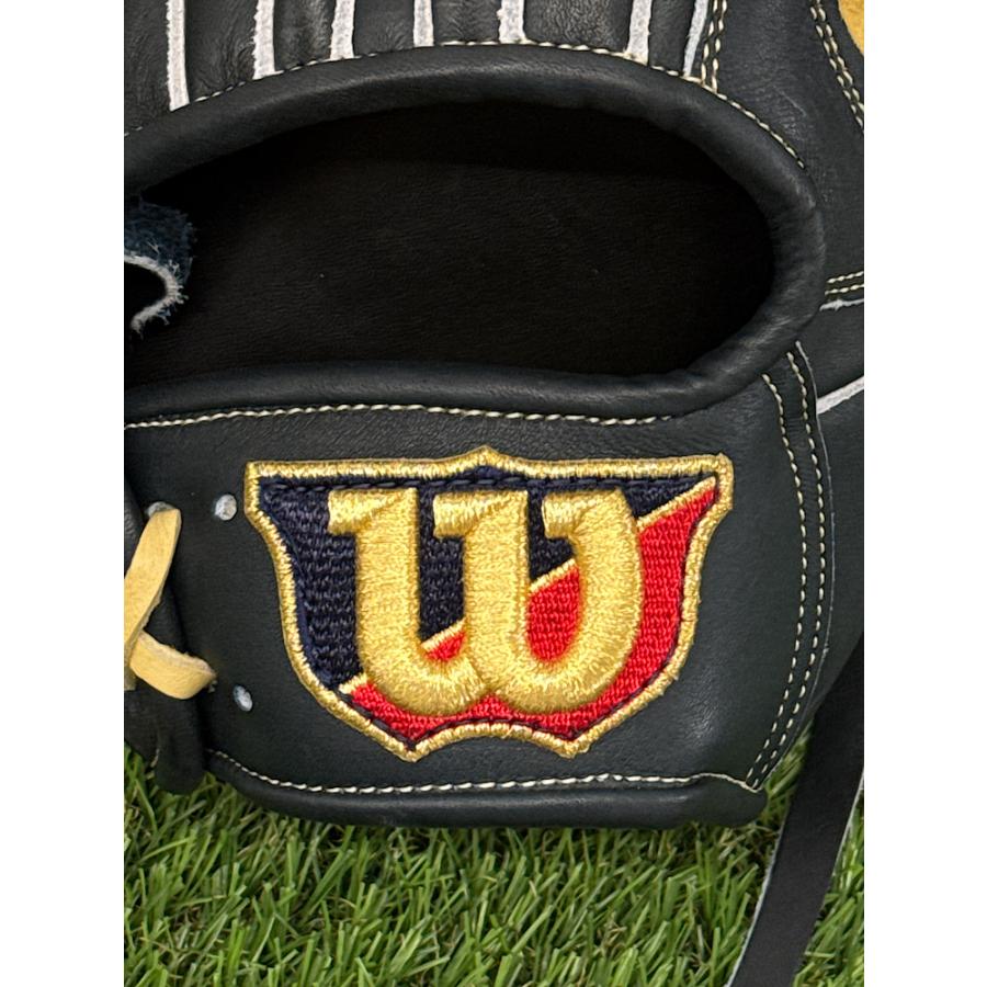 t*a様 Wilson 内野/外野用　軟式グラブ新品未使用品 Wilson ウイルソン 軟式グラブ 内野手用 WBW102375 Wブラック 右