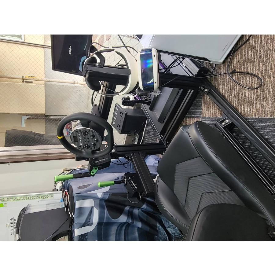 新型ハンコンコックピットシートセット 6 Sigma Sim Racing 6S-Slim V2