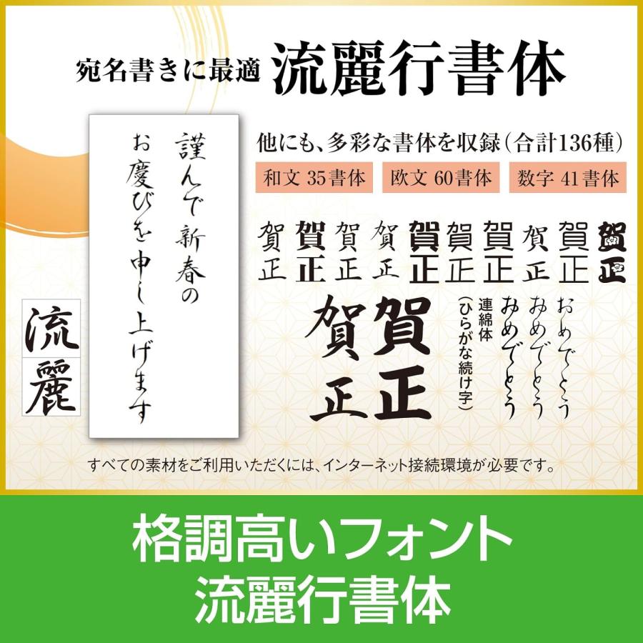 筆まめVer.34 アップグレード・乗換版(最新) ダウンロード版 | 年賀状・ハガキ作成・住所録・宛名印刷ソフト | Windows対応|ダウンロード版｜simada｜07