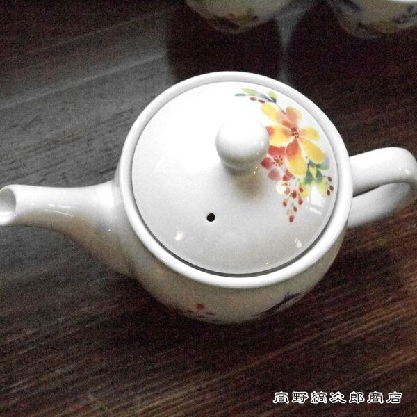 【ギフト】雑貨 食器 花猫ポット茶器セット CAT 湯呑 急須 F |  | 12