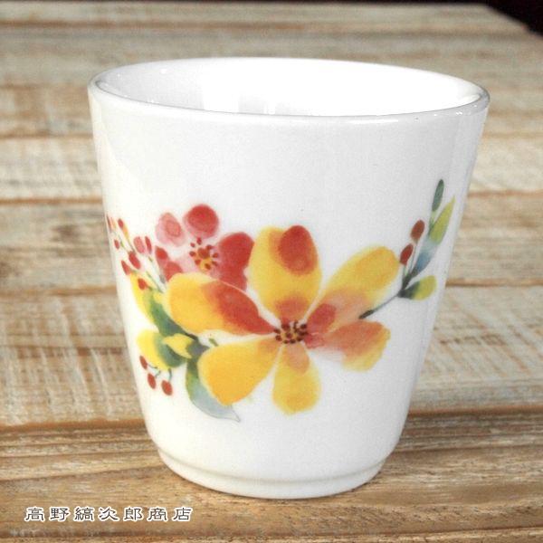 ネコ雑貨 食器 花猫湯呑 湯呑み茶碗 CAT キャット 食器  F |  | 05