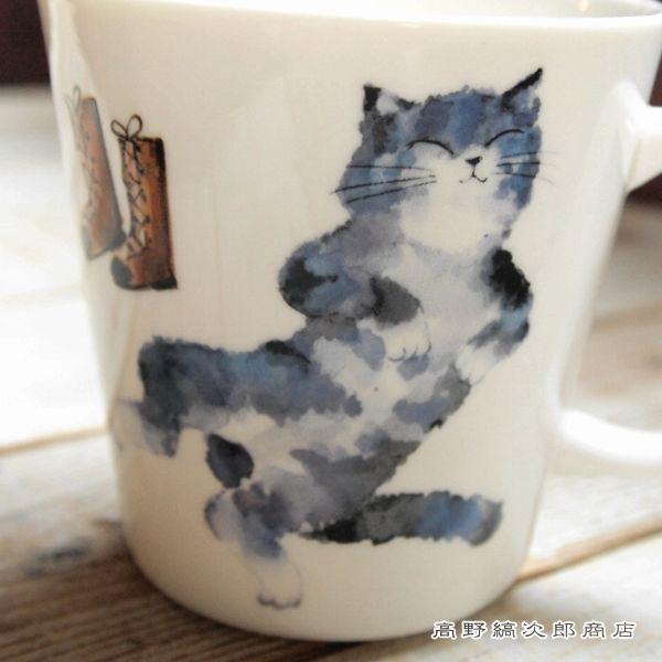 ネコ雑貨 食器 島猫マグカップ ジャン 青猫 ブルー CAT キャット 食器  F |  | 07
