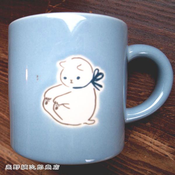 マグカップcorocoroブルー 猫食器 CAT コーヒーカップ ねこ雑貨 F |  | 12