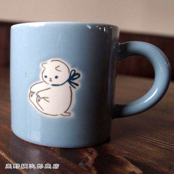 マグカップcorocoroブルー 猫食器 CAT コーヒーカップ ねこ雑貨 F |  | 06