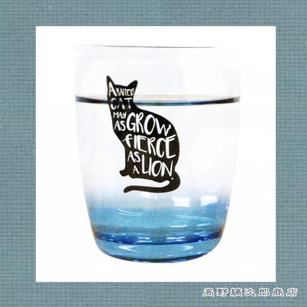 ネコグラス COLOR GLASS ANIMAL CAT キャット ブルー 猫 雑貨 コップ タンブラー 食器 F |  | 05