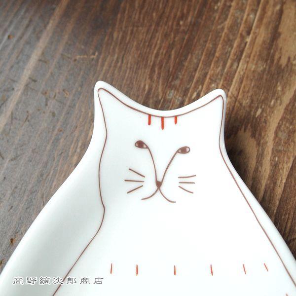 【ギフト】ハレクタニ ネコ皿 九谷焼 CAT 焼き魚皿 プレート 食器  F |  | 05