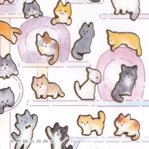 ペタコレシール ねこの集会に誘われて CAT 雑貨 ネコ 【レターパックプラス可40個・レターパックライト可20個・メール便可10個まで】A |  | 02