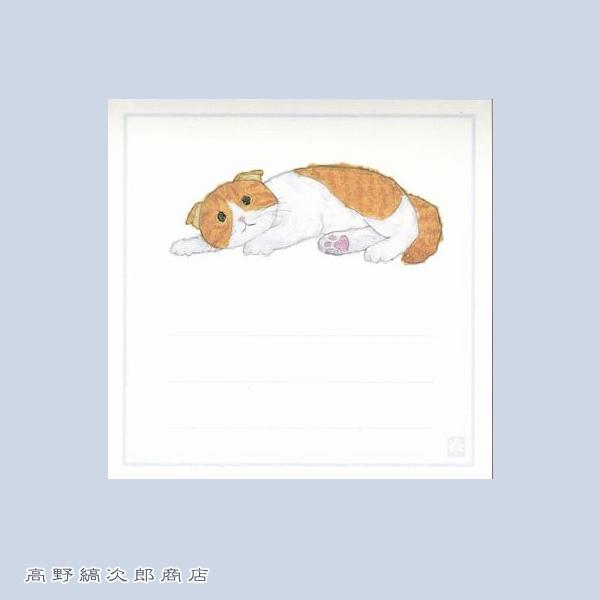 米津祐介大小２種の一筆箋 ネコ CAT 猫【レターパックプラス可20個まで・レターパックライト可10個まで・メール便可5個まで】B |  | 02