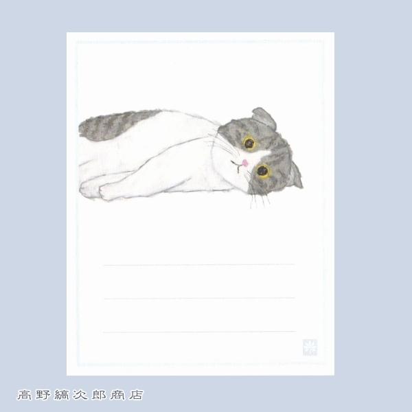 米津祐介DOUBLE LETTER SET  CAT 白猫【レターパックプラス可20個まで・レターパックライト可10個まで・メール便可5個まで】B |  | 03