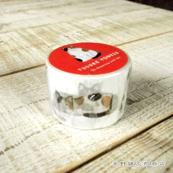 米津祐介マスキングテープ 日本猫28mm CAT  キャット ねこ【レターパックプラス可2個まで】E |  | 03