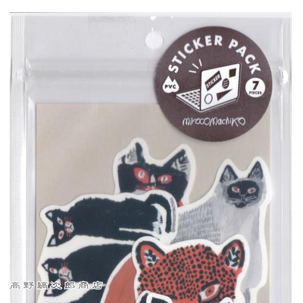 ミロコマチコ ステッカーバック CAT 文房具 ねこ ネコ【【レターパックプラス可20個・レターパックライト可10個・メール便可5個まで】B |  | 05