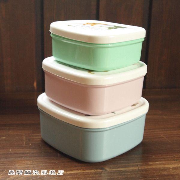 E.minette 3Pシール容器 S スカイブルー 3個セット 保存容器 タッパー  ecoute!.minette エクート【レターパックプラス可2個まで】E |  | 03