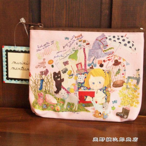 MM.キャンパスポーチ お気に入り marini*monteany 猫 ねこ cat【レターパックプラス可20個まで・レターパックライト可10個まで・メール便可5個まで】B |  | 14
