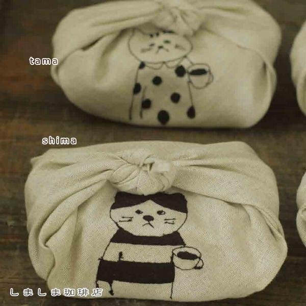 菅原しおんリネンの刺繍お弁当包み 1枚 ねこ 猫【レターパックプラス可20個まで・レターパックライト可10個まで・メール便可5個まで】B |  | 08
