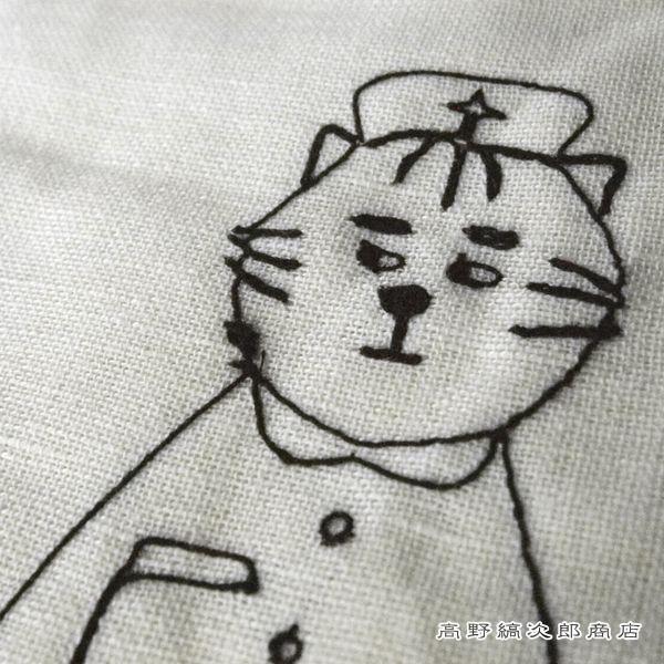 菅原しおん リネンの刺繍ミニバッグ ナース cat ホワイト白 ねこ【レターパックプラス可20個まで・レターパックライト可10個まで・メール便可5個まで】B |  | 15