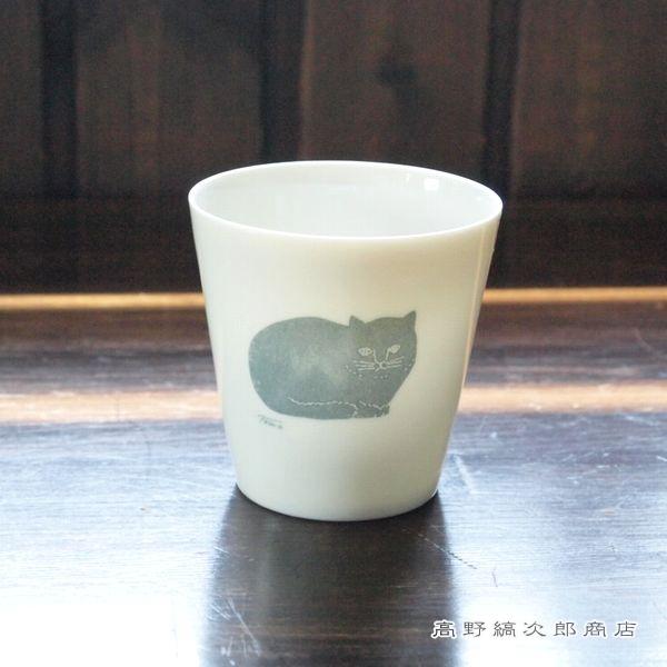 猫マグカップ 食器 トモタケ 極薄白磁コップ CAT コーヒーカップ ねこ雑貨 F |  | 01