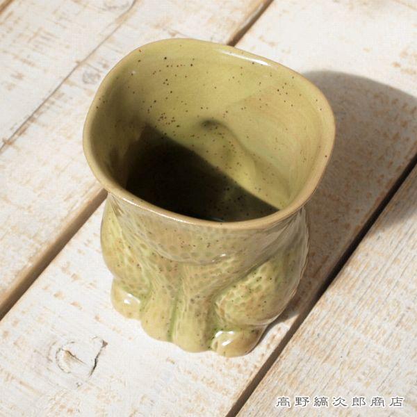 猫マグカップ 食器 KIYATA 脱ぎたて毛皮カップ ネコ モスグリーン  CAT コーヒーカップ ねこ雑貨 F |  | 02
