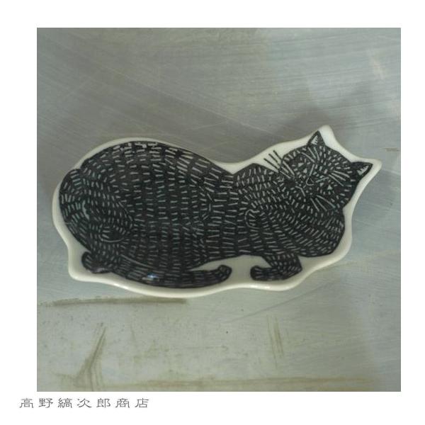 ネコ皿 KATAKATA印判手豆皿 黒猫 CAT 雑貨 プレート 食器  F |  | 06