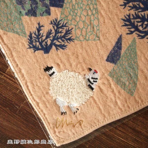 moritaMiW モコモコ ドウブツ ハンカチ No.2 ハンカチ 1枚【レターパックプラス可8個まで】【レターパックライト可4個まで】C |  | 03