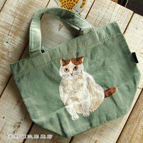 松尾ミユキ ミニボートバッグ・ポーチ GR 1個 cat 猫 雑貨【レターパックプラス可2個まで】E |  | 01